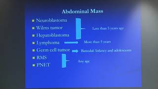 Solid Tumors in Pediatric Oncology by Dr Venkataraman [upl. by Ryon899]