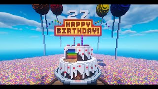 Happy Birthday to Me  Minecraft Cake House [upl. by Welcher]