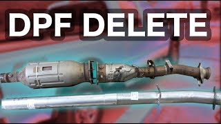 DPF Delete Pipe 08 09 10 Ford F250 Powerstroke 64 Diesel Superduty  Offorad  Race [upl. by Durgy]