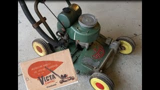 The 1959 Classic Victa 18 Model 5 Lawn Mower  With Books [upl. by Alta]