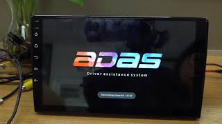 how to install the ADAS DVR and setting update [upl. by Lonier572]