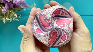 Hattifant  ORIGINAL Triskele Paper Globe Bundle  No5  Hearts  Tutorial [upl. by Ellirehs587]