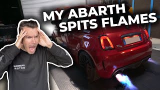 My ABARTH now SPITS FLAMES  Ep2 [upl. by Hayes]