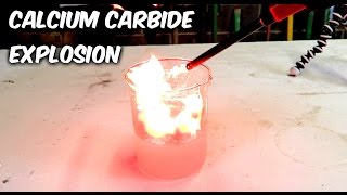 Calcium Carbide and Water Experiment [upl. by Ramuk488]