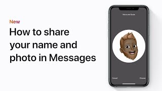 How to share your name and photo in Messages on your iPhone iPad or iPod touch – Apple Support [upl. by Naux398]