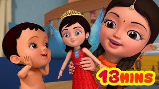 Gudiya Rani  Playing with Dolls Collection  Hindi Rhymes for Children  Infobells [upl. by Sinegra]