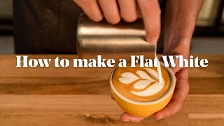 How to make a Flat White  Flat White Guide  Pact Coffee [upl. by Aerdnuahs]