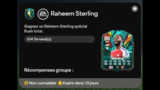 Solution Défi Raheem Sterling EA FC25 250 000 crédits [upl. by Hoye]