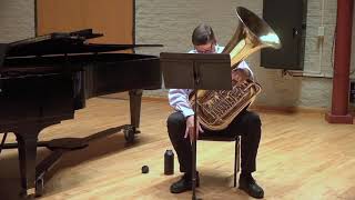 Sonata for Bass Tuba and Piano by Thomas Beversdorf [upl. by Anilecram]