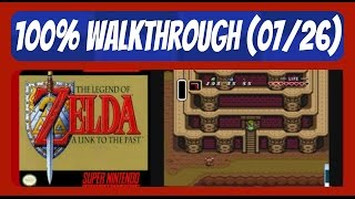 Zelda A Link To The Past 7 Lake Hylia  Spectacle Rock  100 Walkthrough 726 [upl. by Burwell]