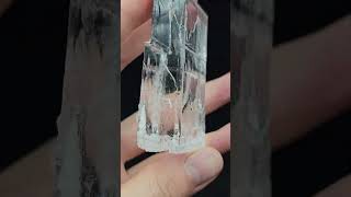 Halite crystal with water inside enhydro halite 115g  Bakhmut field Ukraine [upl. by Dagnah306]