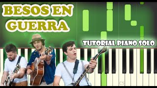 Morat  Besos En Guerra  Piano Tutorial  Cover [upl. by Im]