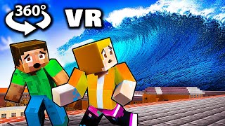 Minecraft 360° VR Extreme Roller Coaster Ride Will Trick You [upl. by Epoh]