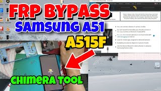 Samsung A51 FRP bypass  SMA515F frp bypass using Chimera Test point [upl. by Colligan252]