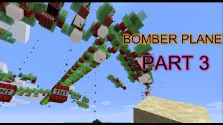 How to make a huge Bomber Plane in MinecraftPart3 ZE GHOSH [upl. by Yalc]