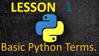 Basic Python Terms [upl. by Sasha]