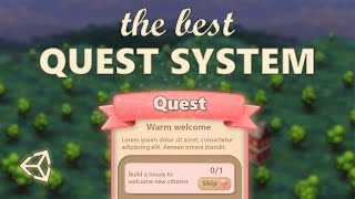 How to make a QUEST SYSTEM in Unity  RPG Tutorial [upl. by Bellina115]