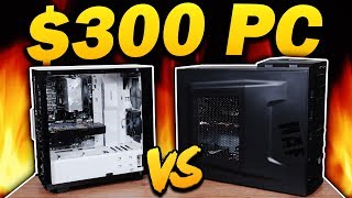 300 Gaming PC  ONLY Used Parts Challenge [upl. by Phoebe53]