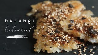 NURUNGJI TUTORIAL  How to Make Korean Scorched Rice  누룽지 [upl. by Tilney]