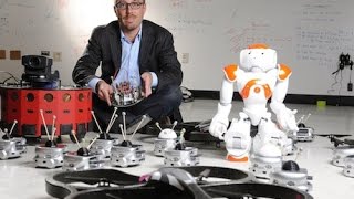 Dr Magnus Egerstedts Swarm of Robots  Ramblin Research [upl. by Eimaj]