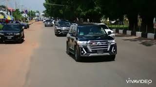 E Money arrives Obi Cubana mothers burial in Style [upl. by Aseyt]