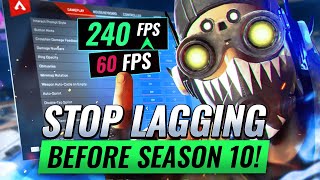 STOP LAGGING IN APEX LEGENDS The Ultimate Guide to Better FPS amp Input Delay Apex Legends [upl. by Morrison987]