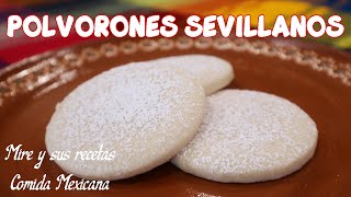 Riquisimos Polvorones Sevillanos Receta Fácil Rápida y Económica [upl. by Olivie]