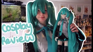 Hatsune Miku Cosplay Review amp Try On Miccostumes [upl. by Herzog771]