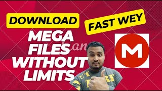 How To Download MEGA Files Without Limits No Credite Fast Wey 2023 [upl. by Ainak112]