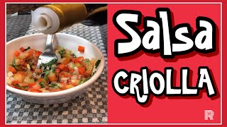 🔴 Salsa CRIOLLA Argentina  Receta de Casa 🔴Shorts [upl. by Kelula]