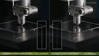 Corning® Gorilla® Glass Victus® 2 Knoop Scratch Test [upl. by Varian]