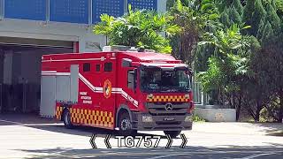 SCDF HMV121  HazMat Mitigation Vehicle [upl. by Cornew]