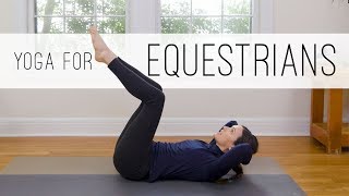 Yoga For Equestrians  33Minute Home Yoga Practice [upl. by Renard]