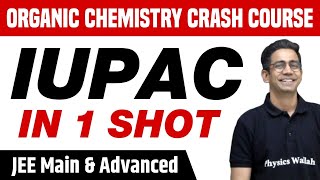 IUPAC in 1 Shot  All Concepts Tricks amp PYQs Covered  JEE Main amp Advanced [upl. by Eemaj]