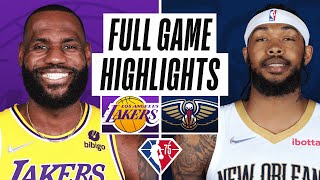 LAKERS at PELICANS  FULL GAME HIGHLIGHTS  March 27 2022 [upl. by Glick]