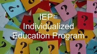 Overview of the Individualized Education Program IEP [upl. by Claudette855]