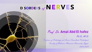 Disorders of nerves Neuropathy Tumors شرح محاضرة أمراض الأعصاب [upl. by Staal]