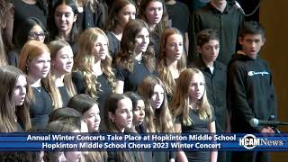 Hopkinton Middle School hosts 2023 annual Winter Chorus Concert [upl. by Dimitry242]