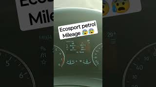 Ford Ecosport petrol mileage shortsfeed shorts viral ecosport [upl. by Tung444]