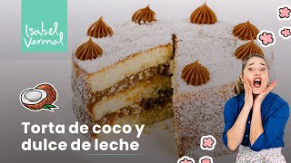 Torta de coco y dulce de leche [upl. by Avot]