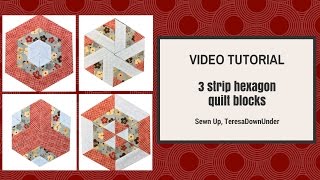 Video tutorial 3 strip hexagons [upl. by Dumas]