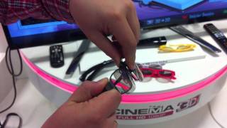 Gafas LG Cinema 3D Clip On 3D [upl. by Galloway813]