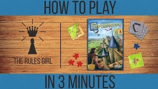 How to Play Carcassonne in 3 Minutes  The Rules Girl [upl. by Nairahcaz]