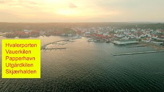 Norway Hvaler Islands from the Hvalerport to Skjærhalden 4K Drone [upl. by Fira333]