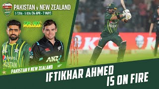 Iftikhar Ahmeds Superb Striking 60 Off 24 Balls  Pakistan vs New Zealand  3rd T20I 2023  PCB [upl. by Thinia]