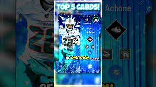 new TOP 5 OVERPOWERED CARDS in MADDEN 25 Ultimate Team on OFFENSE Madden25 mut25 [upl. by Atirahs]