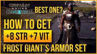 How to Get Frost Giants Armor Set  Isle of Siptah  Conan Exiles [upl. by Sev]