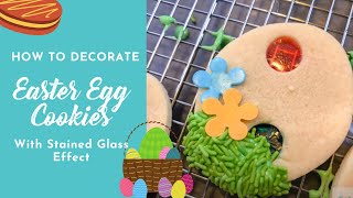 How to make Stained Glass Easter Egg Cookies with Jolly Ranchers [upl. by Sholley427]