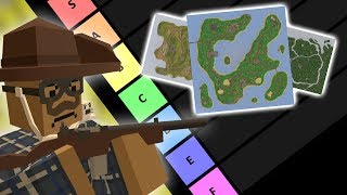 UNTURNED MAP TIER LIST [upl. by Tarazi455]