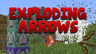 Minecraft EXPLODING ARROWS in Vanilla  1122 Command Block Tutorial [upl. by Rimidalb]